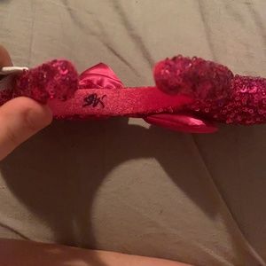 Hot pink minnie ears